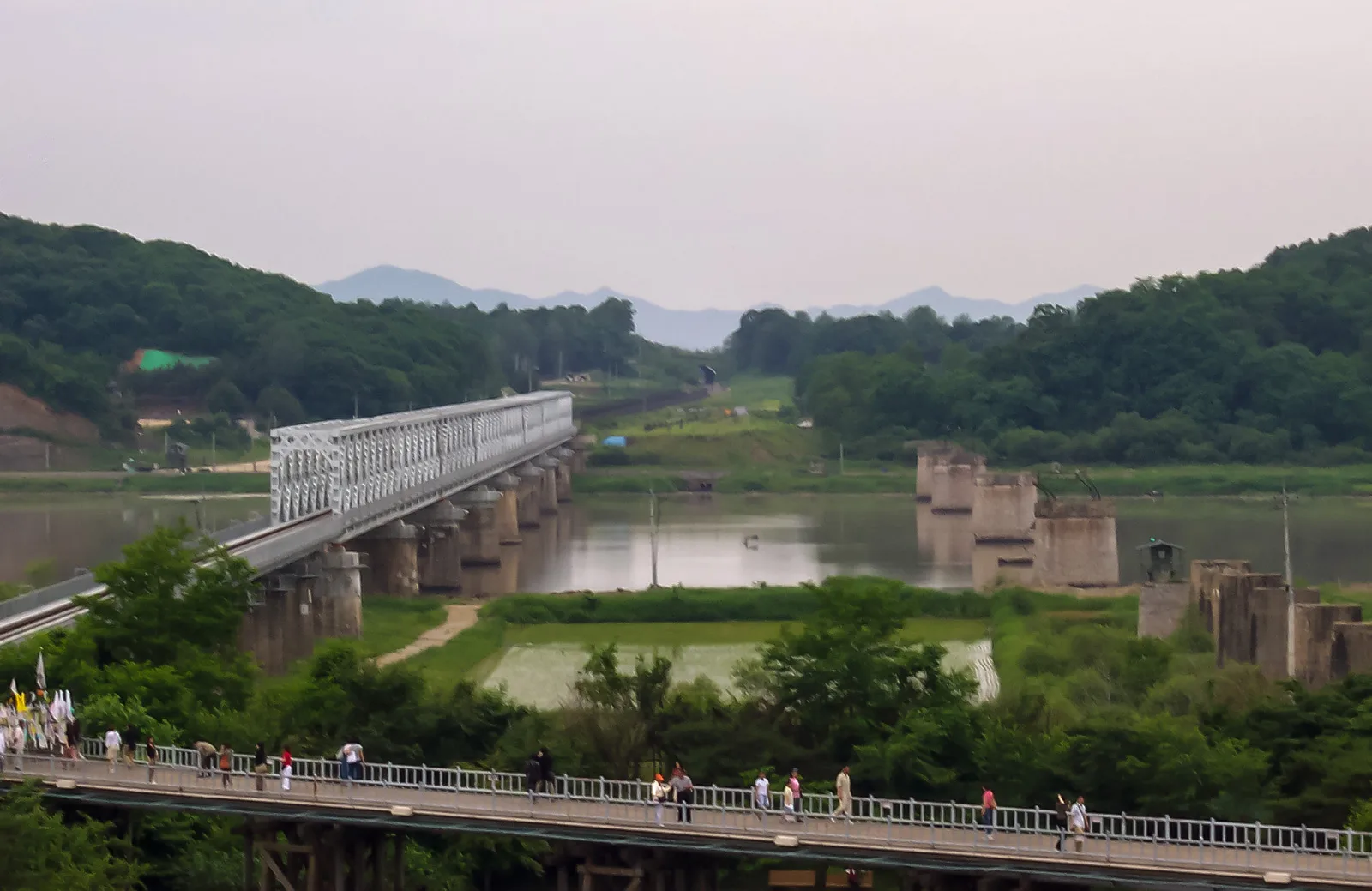 Le parc d'Imjingak : une première approche de la frontière